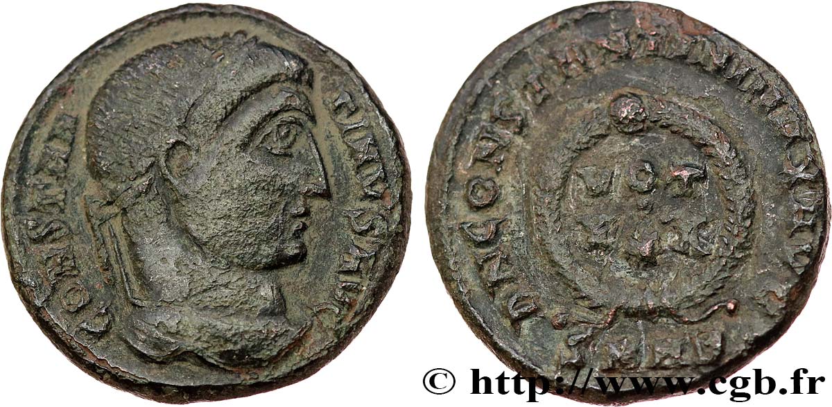 CONSTANTIN Ier LE GRAND Centenionalis ou nummus TTB