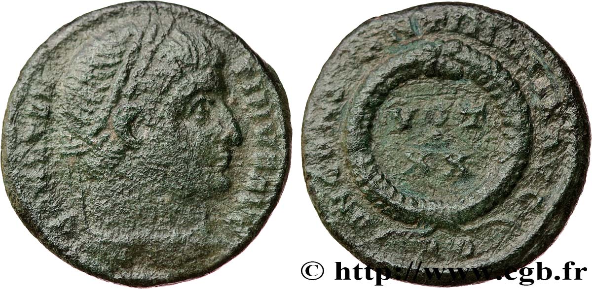 CONSTANTINE I THE GREAT Centenionalis ou nummus VF/VF