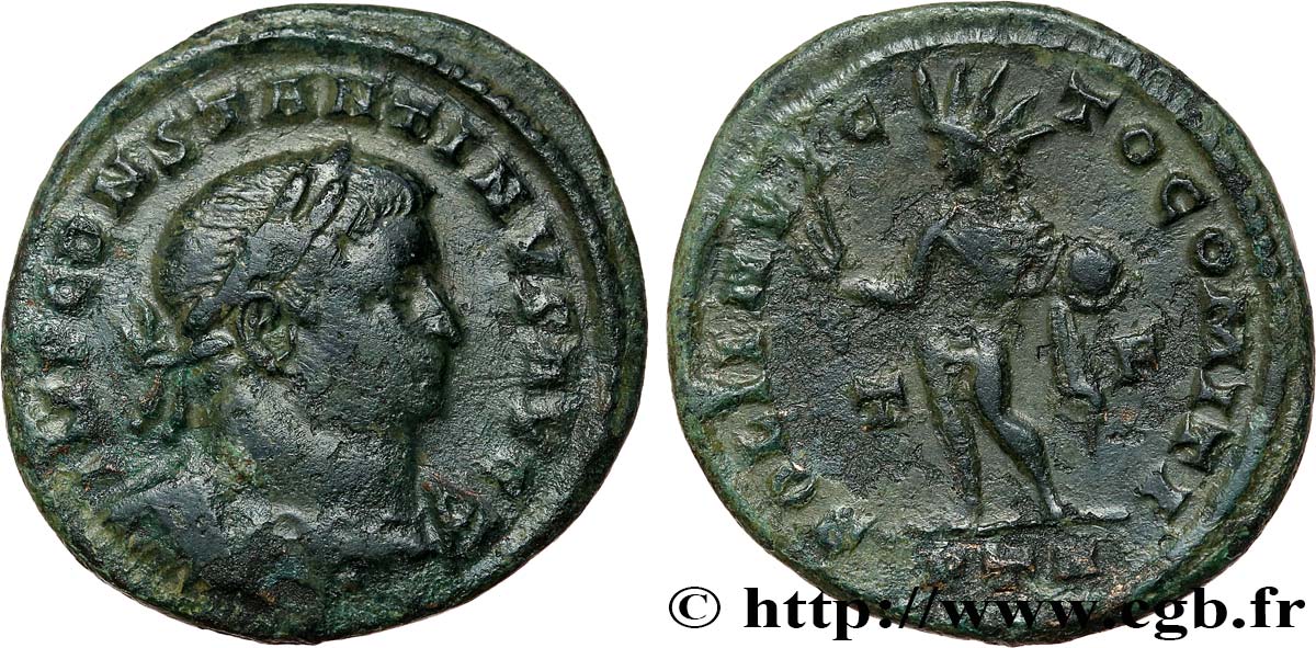 CONSTANTINE I THE GREAT Follis ou nummus XF