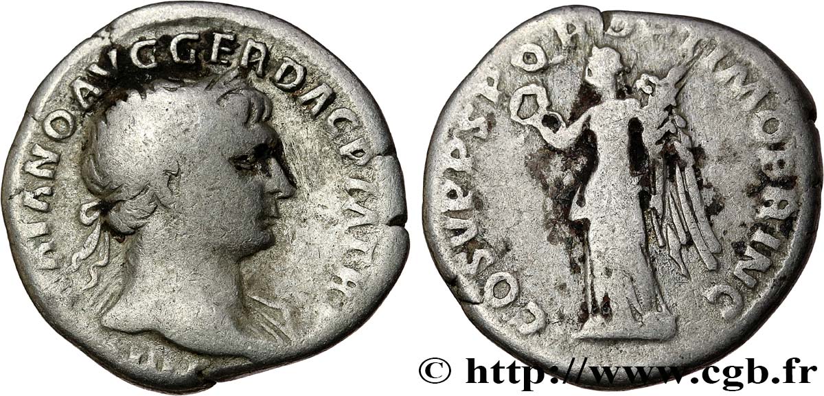 TRAJANUS Denier VF