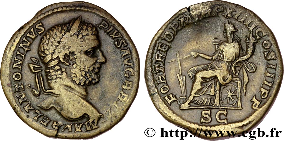 CARACALLA Sesterce TTB