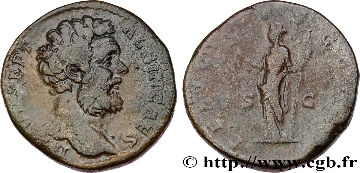 CLODIUS ALBINUS Sesterce TB+/TB
