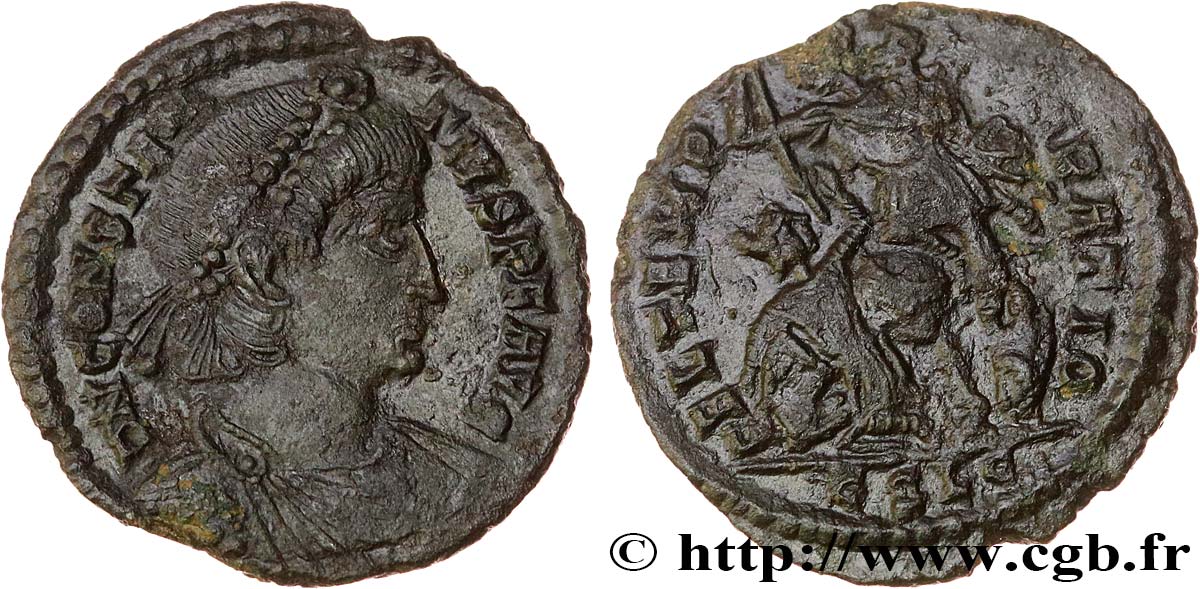 CONSTANTIUS II Maiorina réduite XF