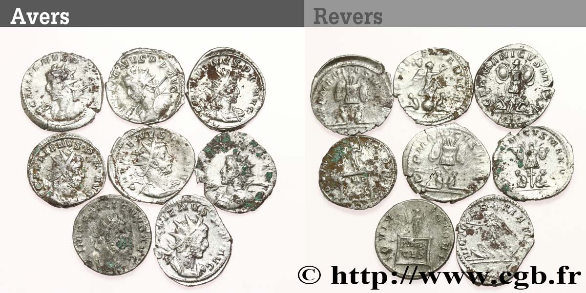 LOTS Lots de 8 monnaies lot