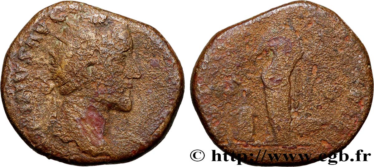 ANTONINUS PIUS Dupondius F