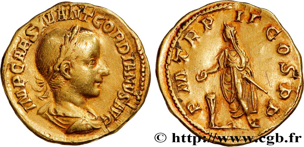 GORDIAN III Aureus XF