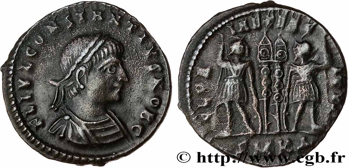 CONSTANTIUS II Centenionalis ou nummus fVZ/SS