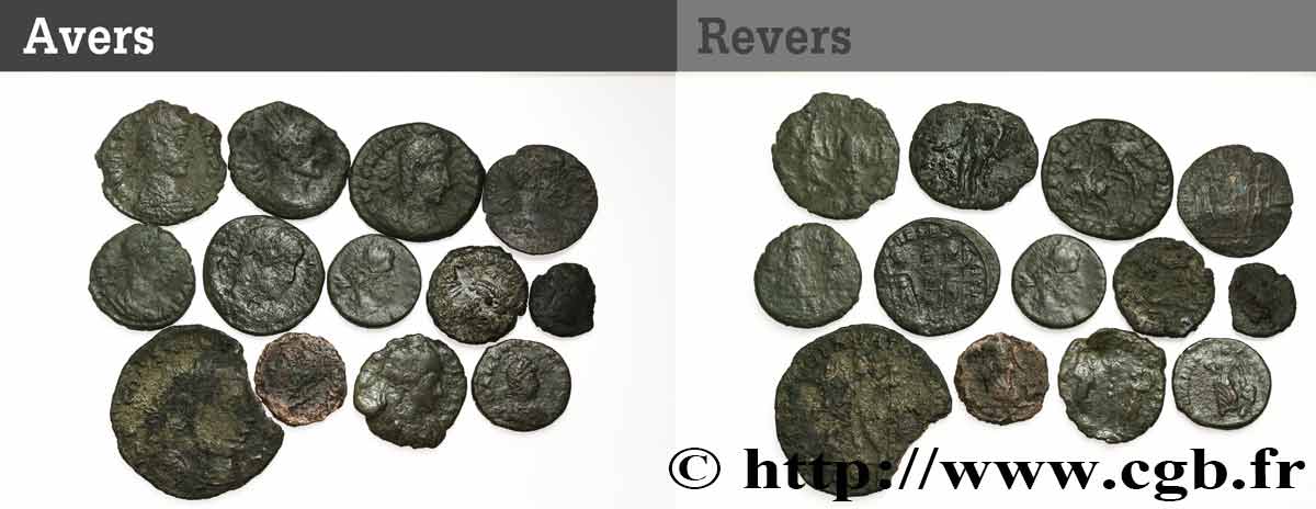 LOTS Lots de 13 monnaies lot