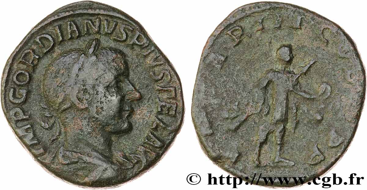 GORDIANUS III Sesterce SS/S