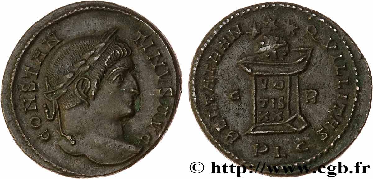 CONSTANTIN Ier LE GRAND Centenionalis ou nummus SUP/TTB+