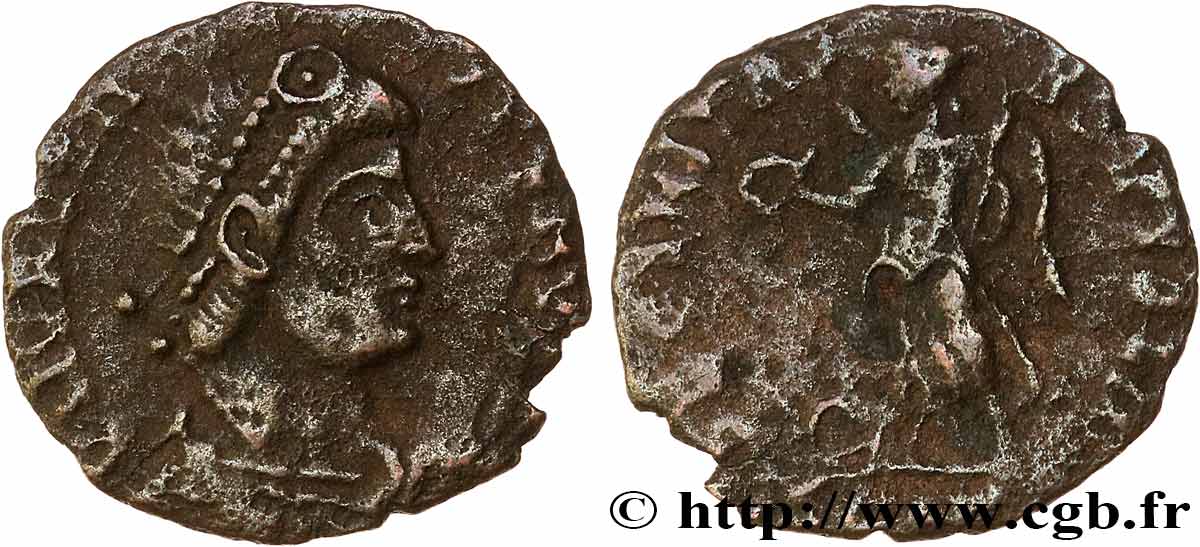 VALENS Nummus, (PB, Æ 3) TB