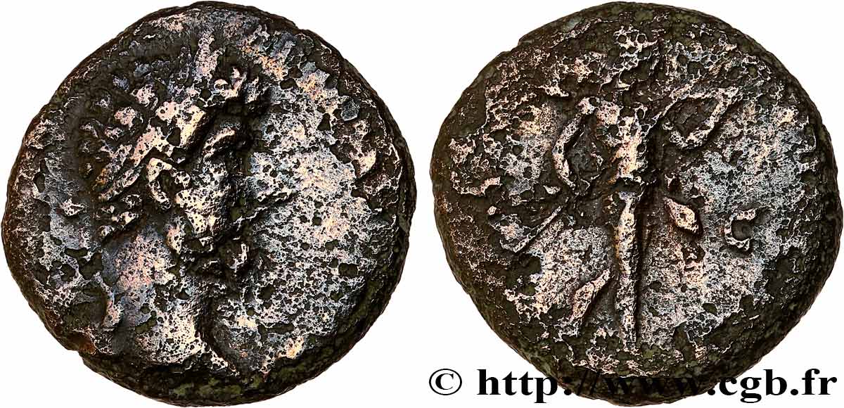 LUCIUS VÉRUS As, (MB, Æ 23) TB/B+