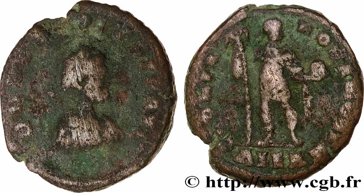 ARCADIO Maiorina pecunia, (MB, Æ2) RC+/BC