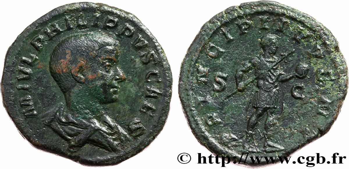 PHILIPPE II Sesterce TTB