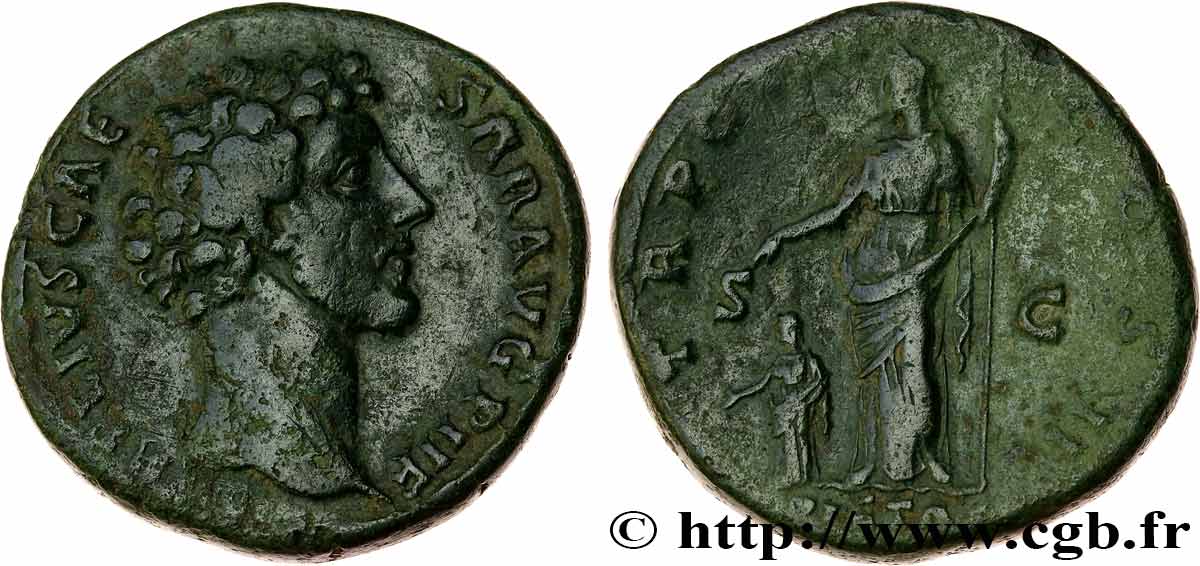 MARCO AURELIO Sesterce BC+