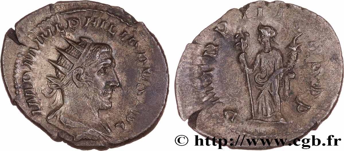 FILIPPO I PADRE Antoninien SPL/q.SPL