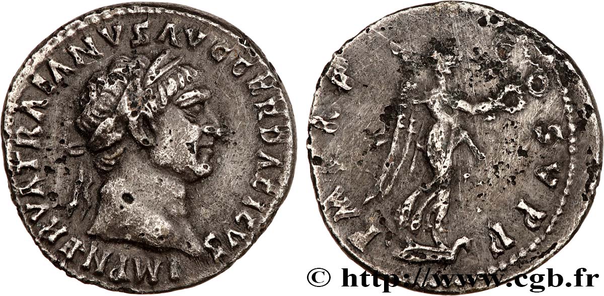 TRAJANUS Denier AU/XF