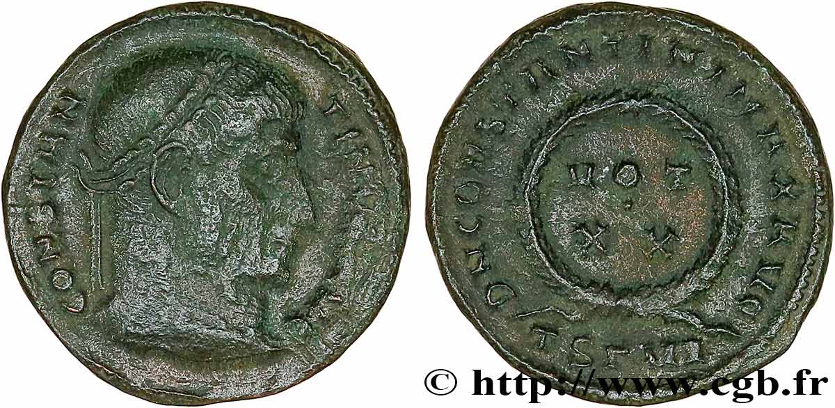 CONSTANTIN Ier LE GRAND Centenionalis ou nummus TB+/TTB