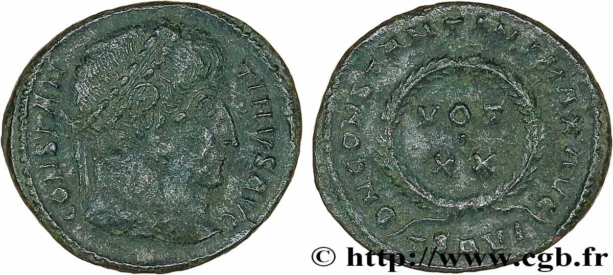 CONSTANTINE I THE GREAT Centenionalis ou nummus XF