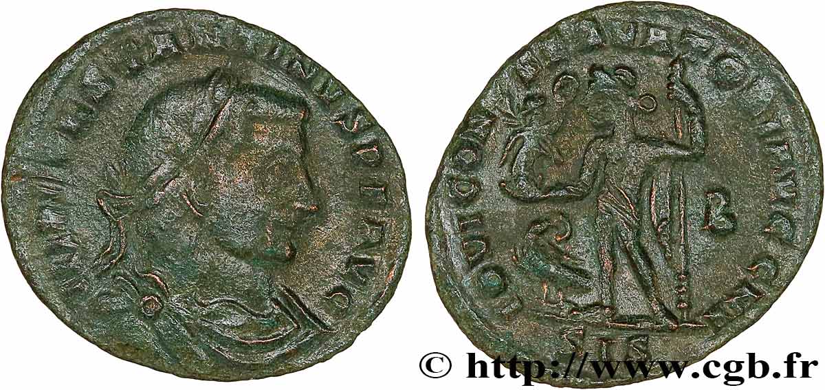 CONSTANTINE I THE GREAT Follis ou nummus VF/XF