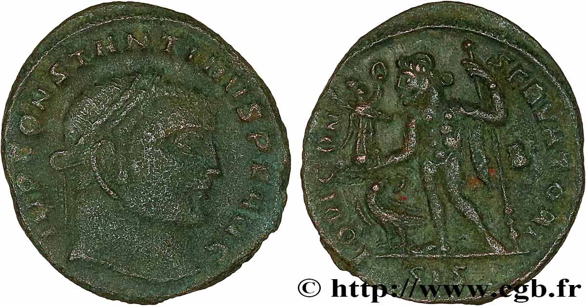 CONSTANTINE I THE GREAT Follis ou nummus VF/XF