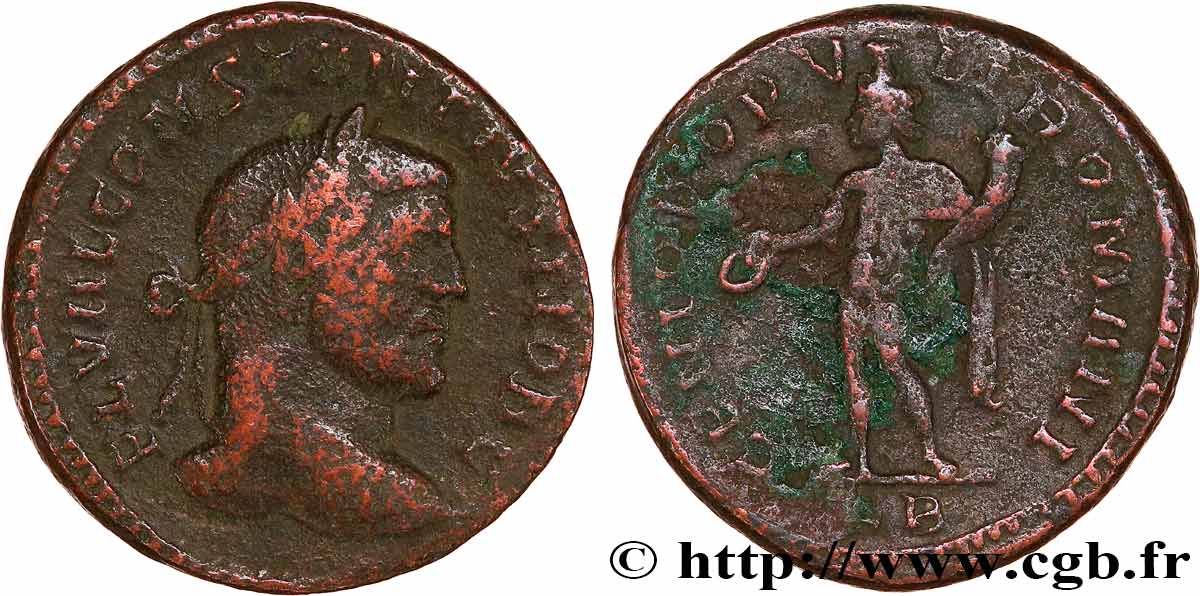 CONSTANCE Ier CHLORE Follis ou nummus TB+