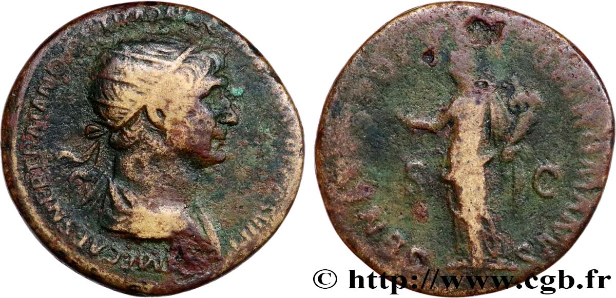 TRAJAN Dupondius TB+/TB