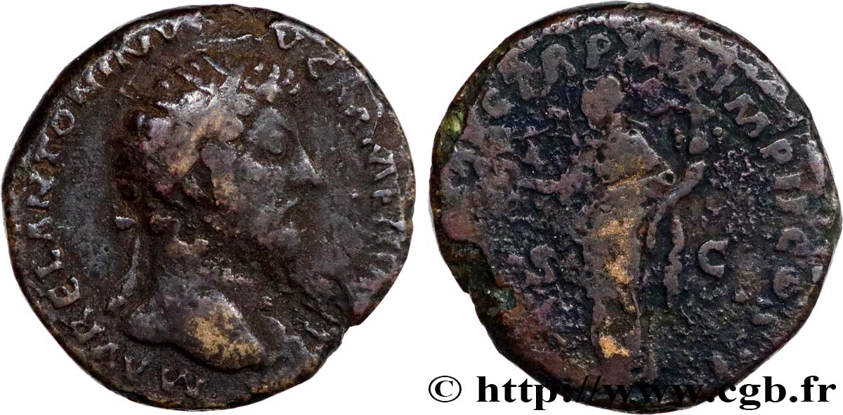 MARC AURÈLE Dupondius TB+/TB