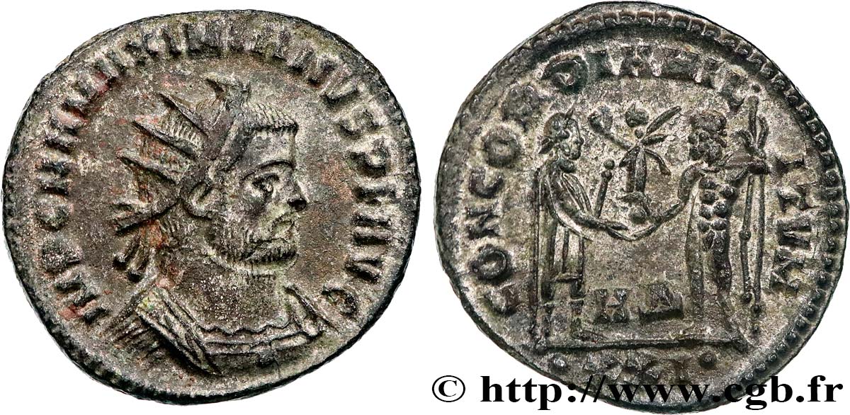 MAXIMIANUS HERCULIUS Aurelianus AU/MS