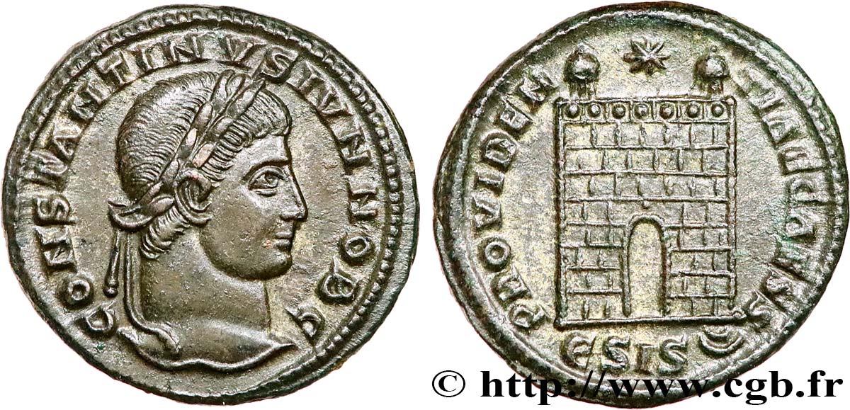 CONSTANTIN II Centenionalis ou nummus SUP