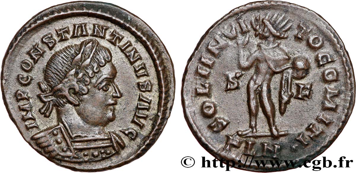CONSTANTIN Ier LE GRAND Follis ou nummus SPL/SUP