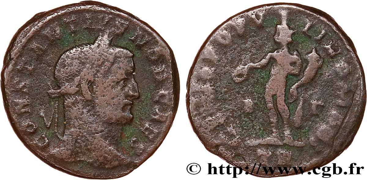 CONSTANCE Ier CHLORE Follis ou nummus TB