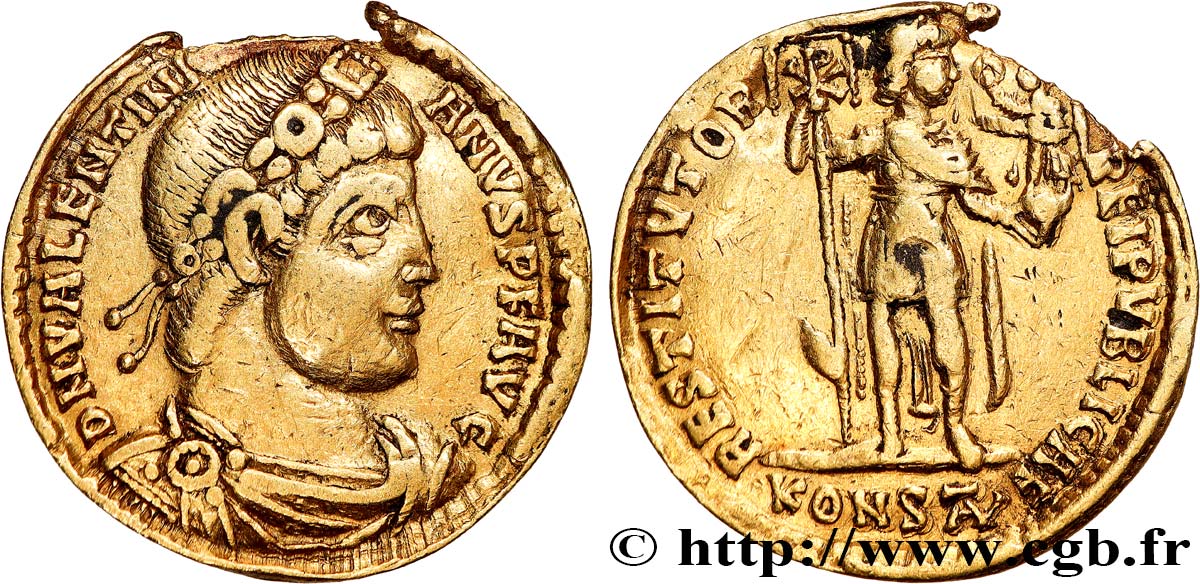 VALENTINIEN Ier  Solidus TTB