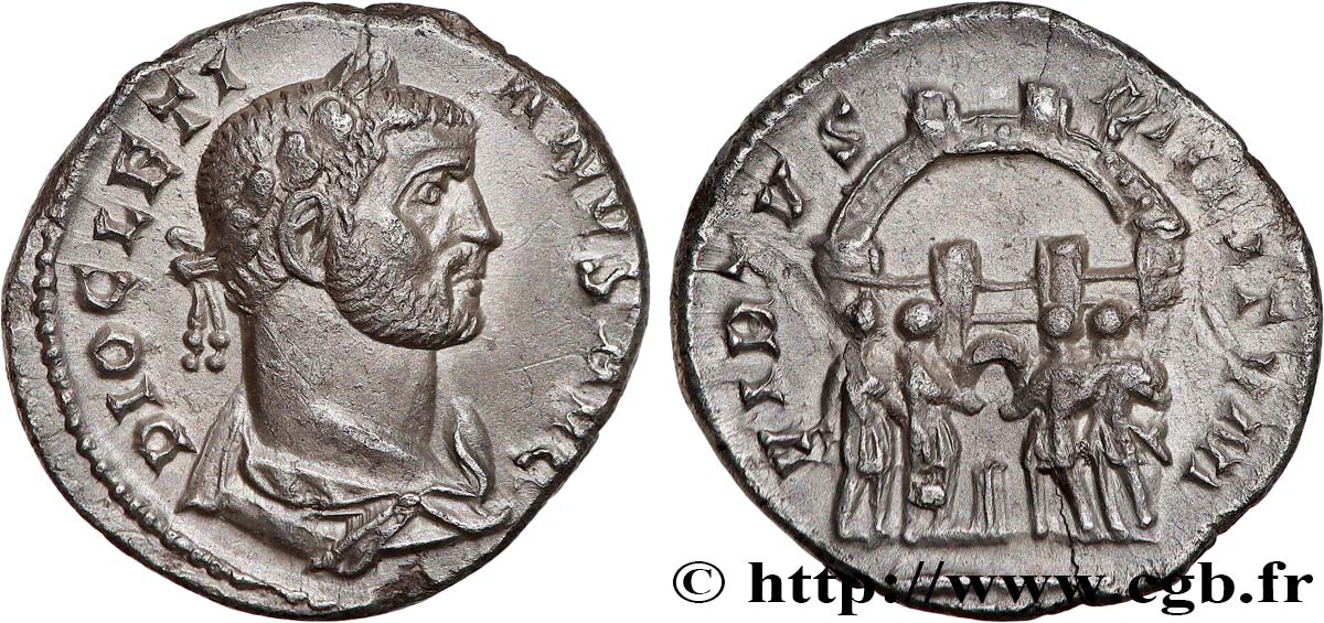 DIOCLETIAN Argenteus MS/AU