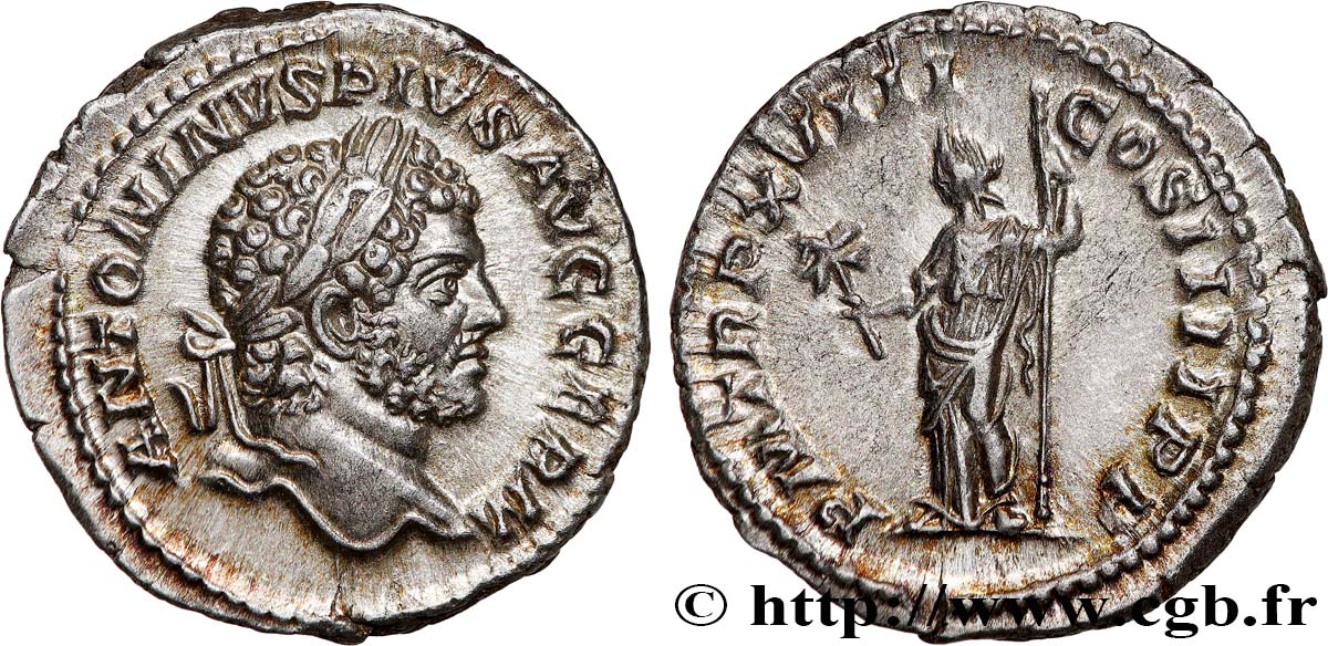 CARACALLA Denier MS