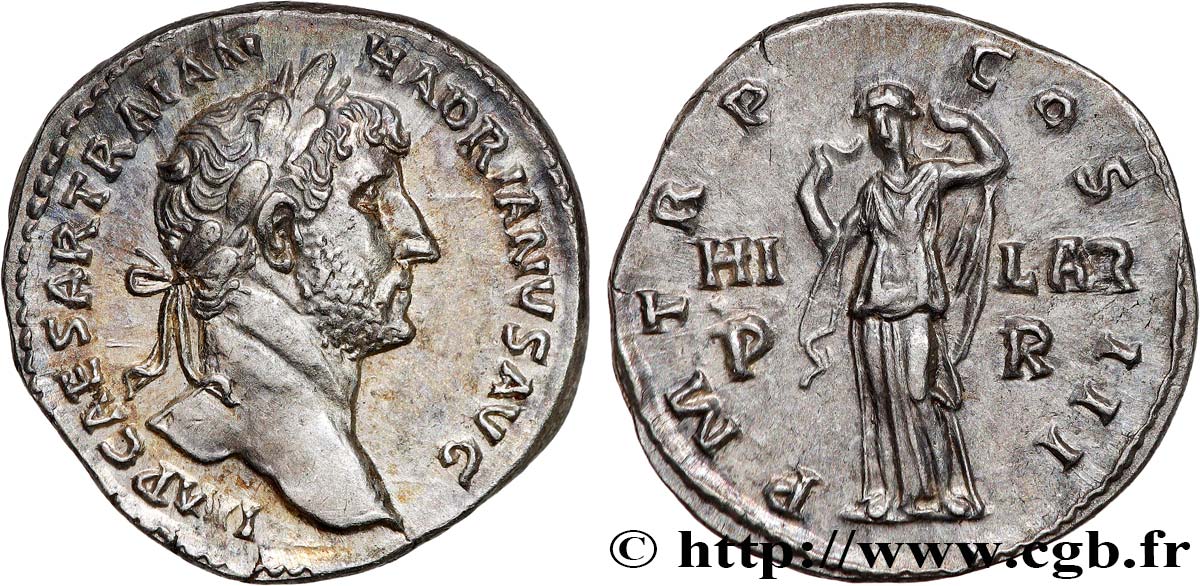 HADRIAN Denier MS/MS