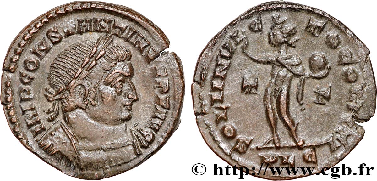 COSTANTINO I IL GRANDE Follis ou nummus q.SPL