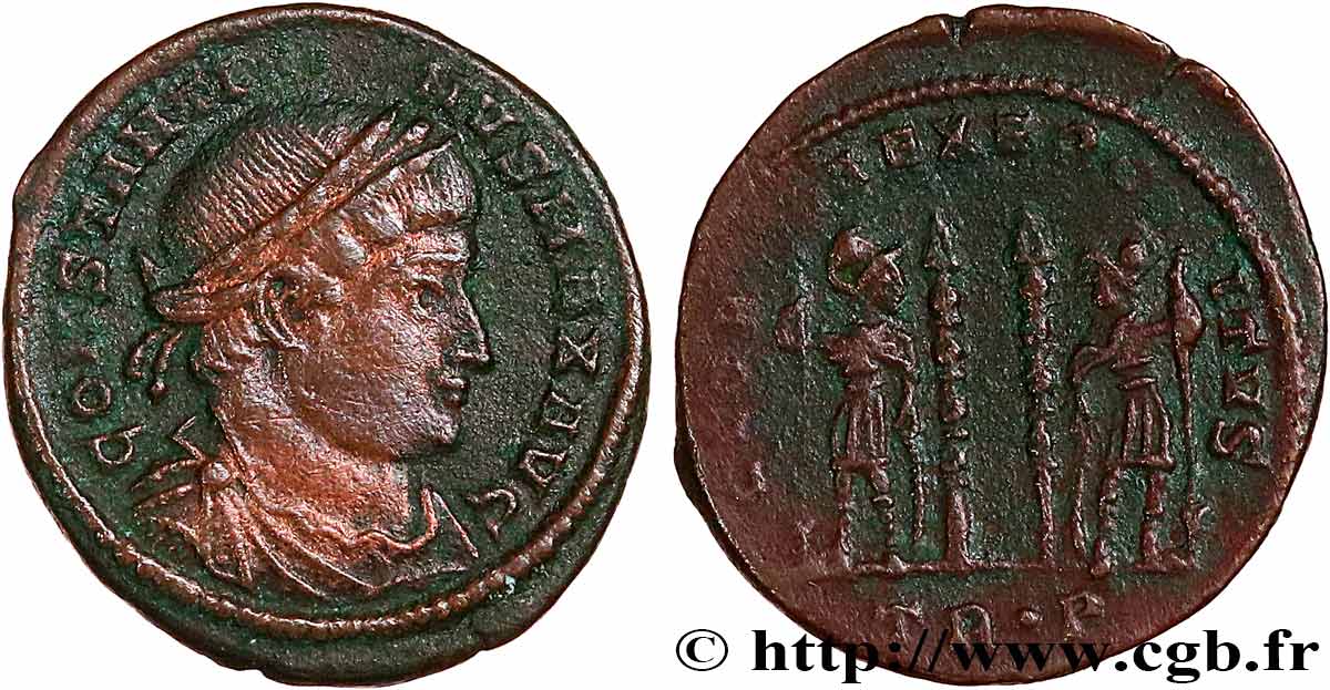 CONSTANTIN Ier LE GRAND Centenionalis ou nummus TTB+