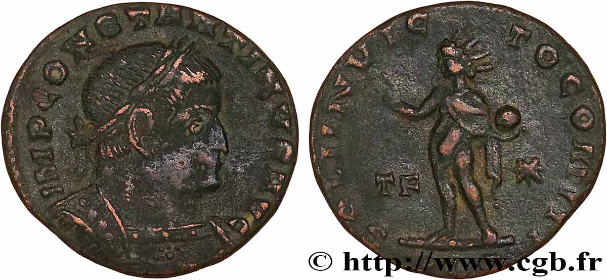 CONSTANTINE I THE GREAT Follis ou nummus XF