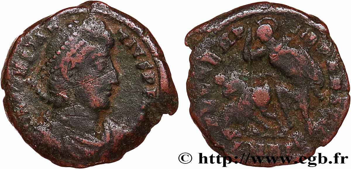 CONSTANCE II Maiorina réduite, (PB, Æ 3) TB