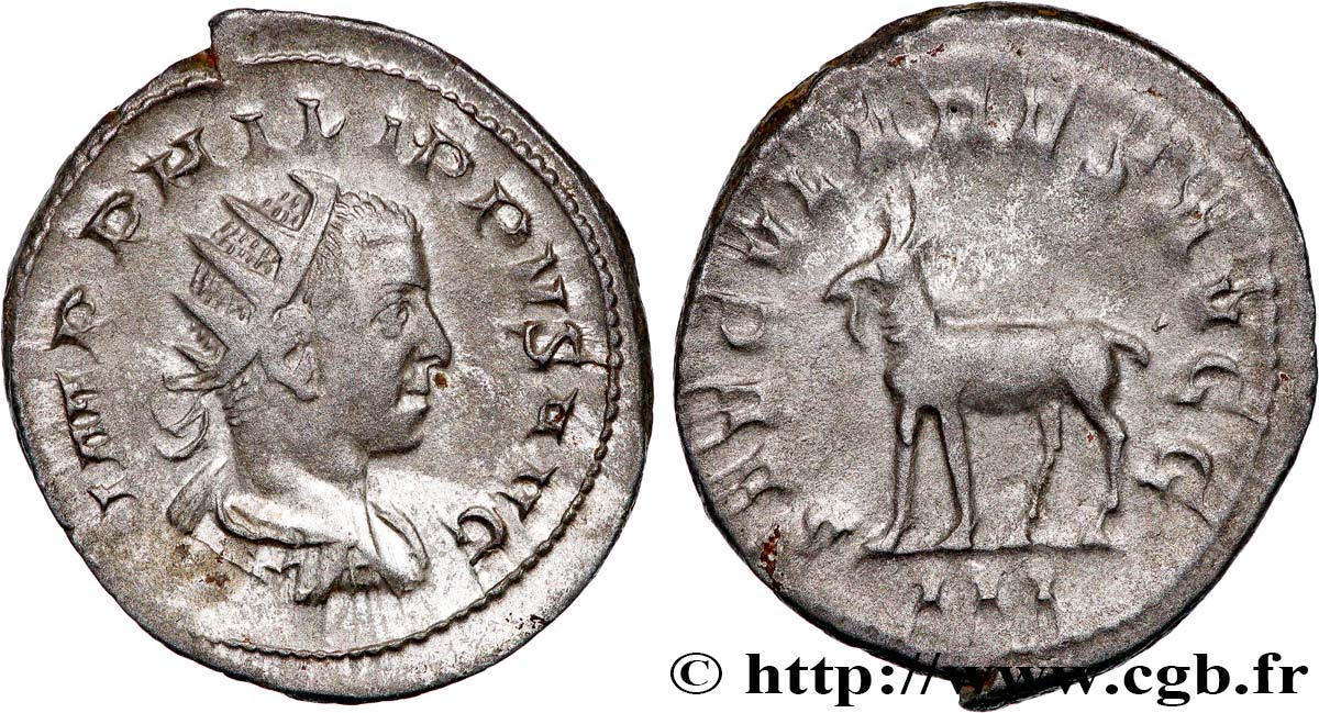 FILIPPO II FIGLIO Antoninien SPL/q.SPL