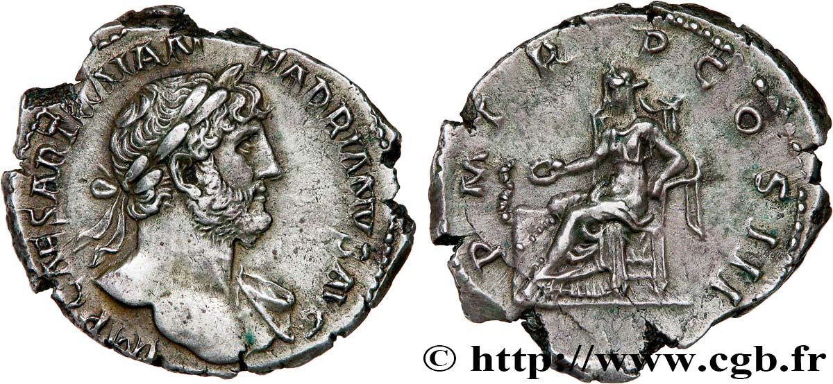 HADRIAN Denier MS/AU