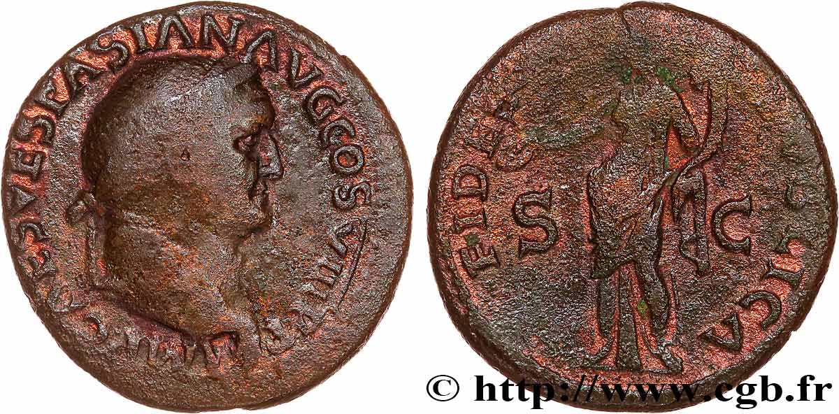 VESPASIEN Dupondius TTB/TB+