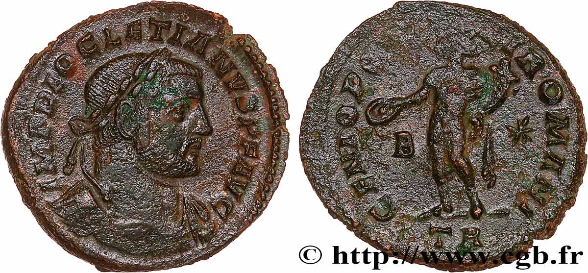 DIOCLECIANO Follis ou nummus MBC