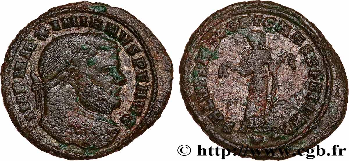 MAXIMIANUS HERCULIUS Follis ou nummus VF