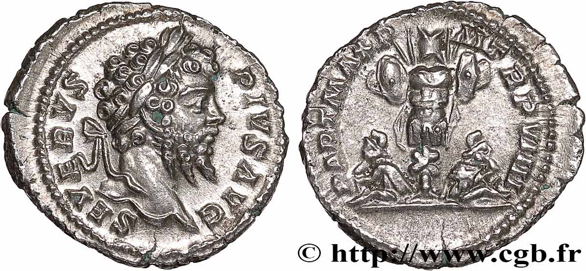 SEPTIMIUS SEVERUS Denier MS/MS