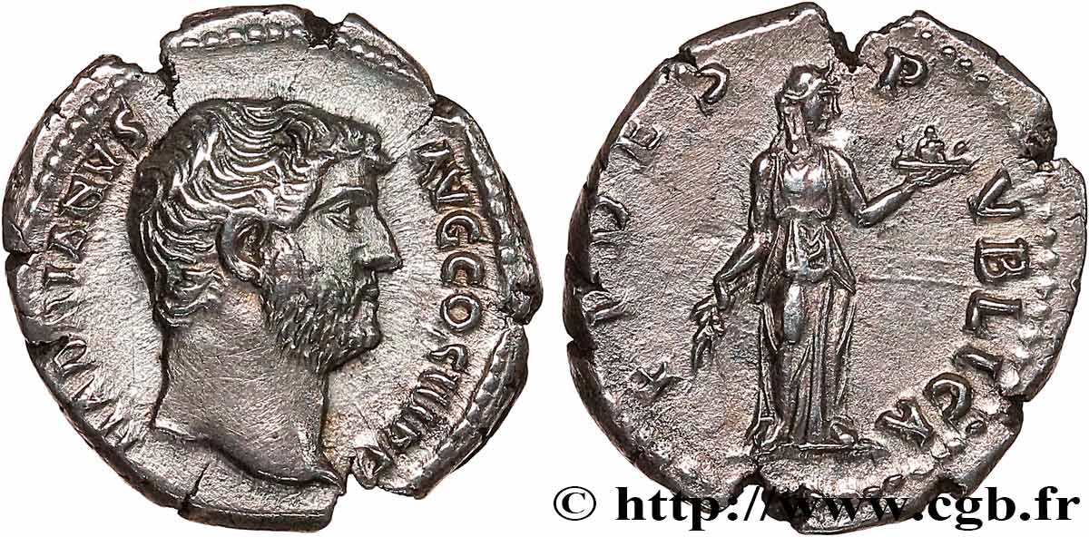 HADRIAN Denier MS