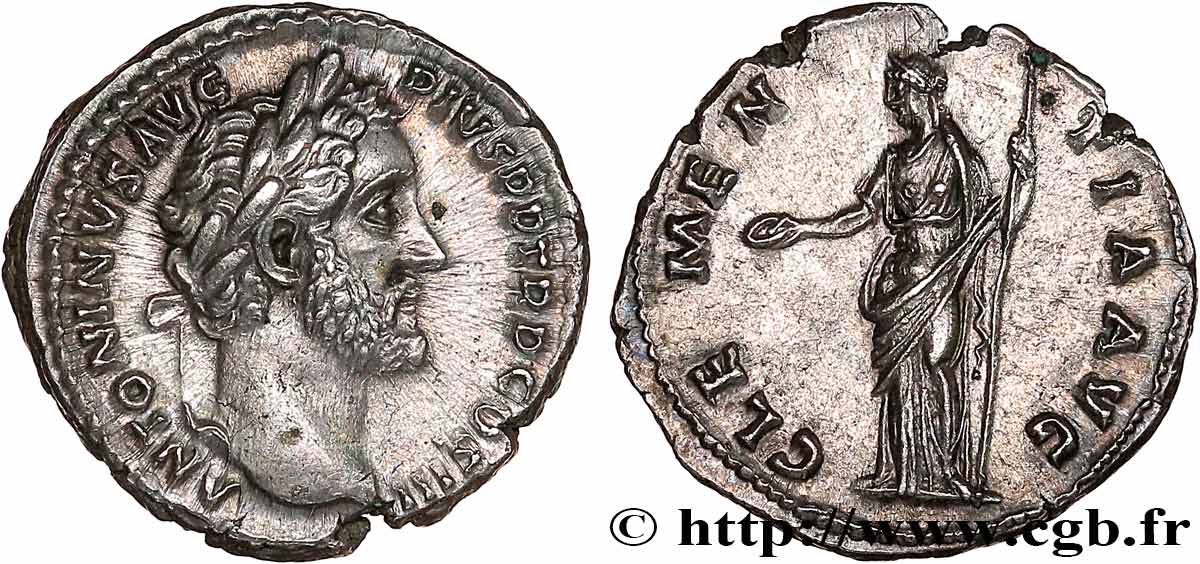 ANTONINUS PIUS Denier fST