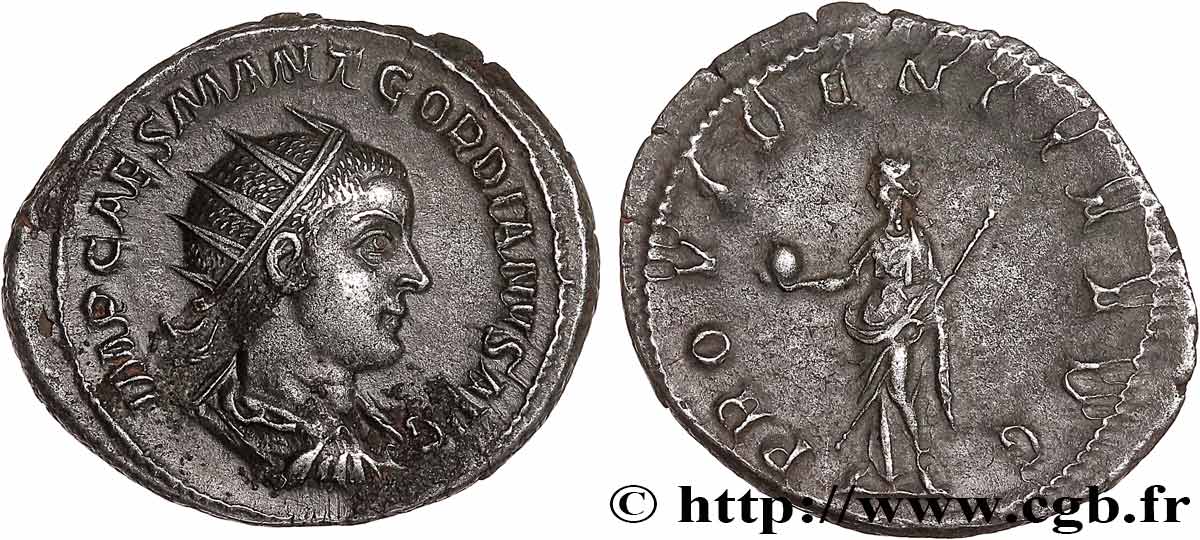 GORDIAN III Antoninien MS/AU