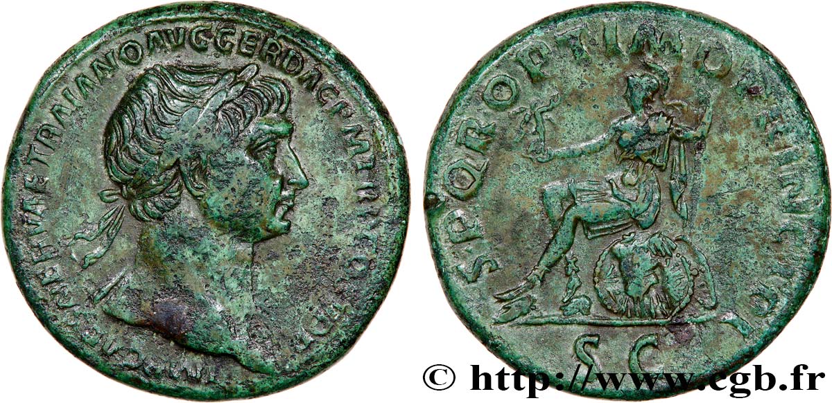 TRAJAN Sesterce TTB+